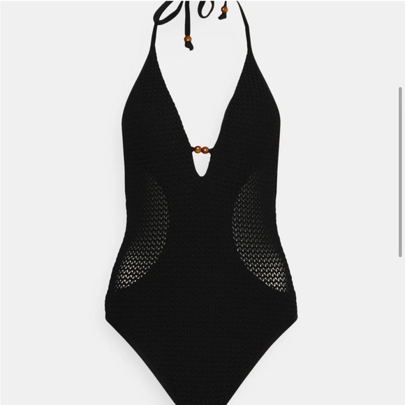 NEW Seafolly Dream Catcher Halter One Piece Swimsuit - Picture 4 of 6